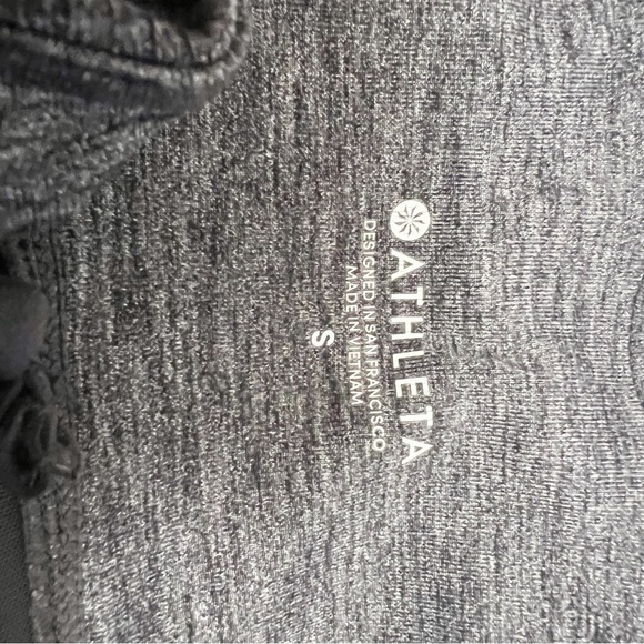 Athleta Excursion Hybrid Tight Leggings Womens Small Gray Pull On Athleisure Gym - Picture 9 of 11